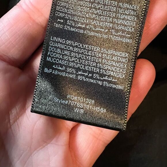 Bebe grey strapless dress with pockets! Size 8 - Picture 9 of 14